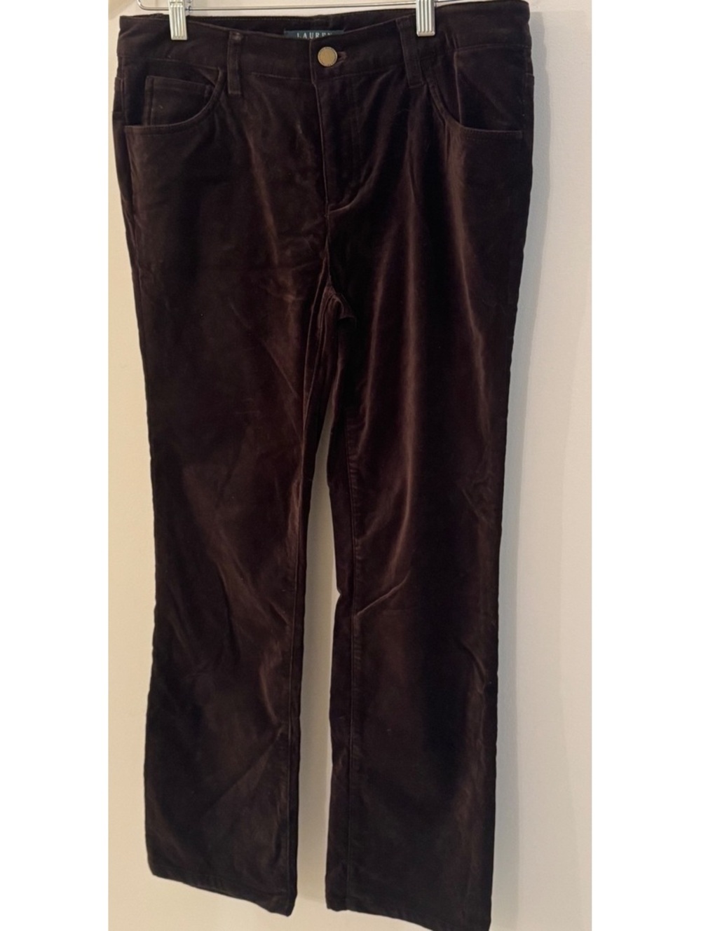 Lauren Ralph Lauren Women's Brown Corduroy Pants Size 8